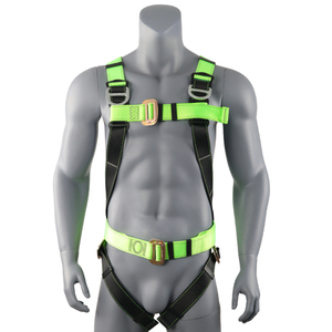 Arnés de Seguridad de Cuerpo Completo de Poliéster de Alta Resistencia |   Certificado CE |   <span class=keywords><strong>3</strong></span> Anillos en D |   Longitud Ajustable |   Capacidad de Carga de Rotura de 1500 kg |   Otoño - Product Image 1