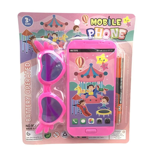 Telefono <span class=keywords><strong>Giocattolo</strong></span> per Bambini con Occhiali, Vendita all'Ingrosso di Telefoni Cellulari Cartoon - Product Image 2