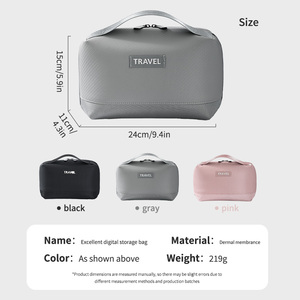 Lớn PVC Pouch Trường Hợp Du Lịch Mang Hộp Bảo Vệ Túi Lưu Trữ Cho Trò Chơi Phụ Kiện & Quản Lý Cáp - Product Image 2