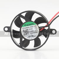 Nouveau Original Sunon 12V 24V 48V DC 5V 0.40W AC EC 3007 30X30X7MM 3CM onduleur circulaire Mini 2 fils EF30080S2-E00U-A99 ventilateur de refroidissement
