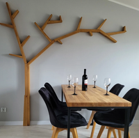 Étagère rustique faite à la main en bois de pin naturel bibliothèque décorative de bibliothèque de pépinière d'enfants