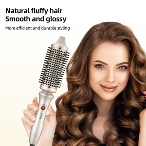 Arricciacapelli Elettrico Multifunzionale, in Grado di Creare Ricci Naturali Ondulati di 3 Pollici. <span class=keywords><strong>Spazzola</strong></span> per lo styling con aria calda. - Product Image 6