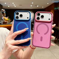Funda para iPhone 18 Pro Max, 16, 15, 14 Plus, 13, 12, 11 Pro Max, con Carga Inalámbrica, Mate, Suave, Transparente, Antigolpes