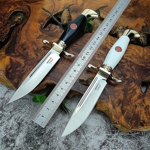 Cuchillo de Supervivencia Ruso de Segunda Generación para Exteriores, Funda de PU, Protector de Mano de Acrílico y Acero Inoxidable, Hoja de Acero 440C, DIY OEM, Camping - Product Image 6