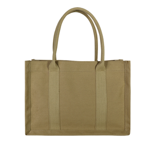 Bolsos de Mano de Lona de Algodón con Cierre Abierto para Mujer, a la Moda, con Patrón de Letras Bordadas, Bolsos de Viaje - Product Image 2