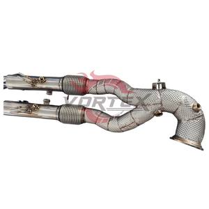 Tubo de Escape de Alto Flujo Vortex de Acero Inoxidable 304 para Audi RS3 2.5T I5 2020-2025 con Protector Térmico, Sin Luz de Advertencia de Motor - Product Image 5