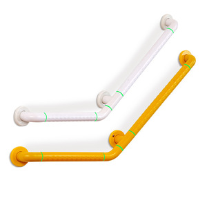 Barre d'appui antidérapante pour équipement d'éclairage, rail de sécurité ABS pour salle de bain à angle de 135 degrés pour personnes âgées et handicapées - Product Image 1