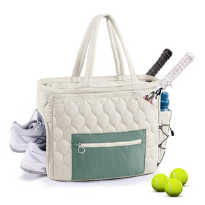 <span class=keywords><strong>Sac</strong></span> de <span class=keywords><strong>tennis</strong></span> de style nouveau pour femmes, <span class=keywords><strong>sac</strong></span> à main de <span class=keywords><strong>sport</strong></span> d'extérieur, <span class=keywords><strong>sac</strong></span> à bandoulière de <span class=keywords><strong>tennis</strong></span> élégant et tendance à motif diamant - Product Image 5