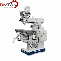 FineTech X6330 Universal Vertikal-Horizontal Revolver Fräsmaschine 5 PS Motor Automatischer Werkzeug vorschub Wettbewerbs fähiger Preis