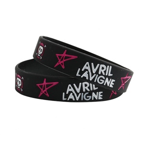 Bracelets en silicone tendance de haute qualité, style punk rock, pour cadeaux promotionnels - Product Image 4