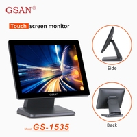 Direktlieferung ab Werk 15-Zoll-Touchscreen-Monitor HD Industrieller Touchscreen LED-Hintergrundbeleuchtung POS-Monitor für POS-Geräte