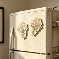 Breloques aimantées portables pour réfrigérateur, thème voyage urbain, aimant vintage pour réfrigérateur