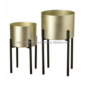 Macetas de flores Vintage modernas, macetas de Metal antiguas, soporte para el jardín del hogar y el funcionamiento al aire libre, jarrón de suelo, decoración de tarifa de fábrica - Product Image 2