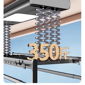 Intelligent indoor voice drying machine home lifting telescopic LED <b>lighting</b> electric drying rack - Product Image 6