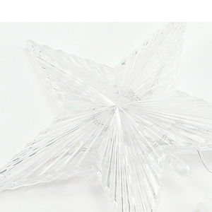 Christmas Decoration Tree Top Star Glowing Star Pentagram Decoration Tree Top Star - Product Image 5