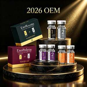 Suministro al por mayor OEM Suero de Ácido Hialurónico y Péptidos EXO con NAD Plus, PDRN y Colágeno, Fórmula Suave para el Cabello, Mantiene el Brillo Natural de la Piel - Product Image 1