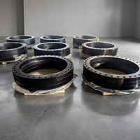 Bride de tuyauterie en acier inoxydable forgé sur mesure, usinée CNC, ANSI B16.5 Classe 150, col de soudure aveugle RF, prix usine