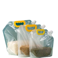 Pochettes à bec verseur découpées sur mesure, recyclables, pour emballage liquide, format personnalisé, design coloré et attrayant, vente en gros