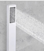 Mitigeur mural eau froide et chaude pour baignoire et douche, robinetterie en acier inoxydable, ensemble de douche thermostatique encastré avec pommeau de douche