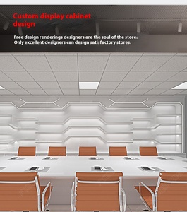 Aangepaste Hoogglans Moderne Stijl Vergadertafel Voor Kantoorvergaderingen Hoge Kwaliteit <span class=keywords><strong>Display</strong></span> Rekken Witte Kleur - Product Image 2