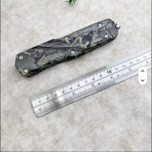 Folding OTF Spring Automatic Outdoor Camping Utility Mini <b>Pocket</b> Survival Tactical Assisted Knife <b>Plastic</b> Handle OEM DIY WKC-K-1 - Product Image 6