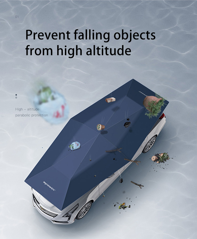 ORANGLES Automatic Folding Car Cover Umbrella Sunshade Anti UV Remote Control Bahrain - detailed closeup view - illustrating benefits - Image 3 of 6 | created for all | Shop Automatic Folding Car Cover Umbrella Sunshade Anti UV Remote Control Bahrain North Carolina | Free Shipping ORANGLES