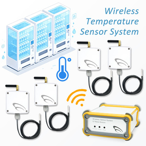 <b>Wireless</b> <b>Temperature</b> <b>Sensor</b> Kit for Retail Freezer Refrigerator High Temp Alarm APP Real-time View - Product Image 1