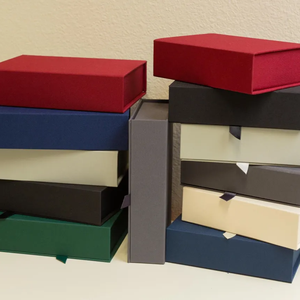 Scatola Portafoto in Lino Goffrato per Sessioni Intime, Conservazione Discreta di <span class=keywords><strong>Foto</strong></span>, Regalo di Nozze, Scatola dei Ricordi - Product Image 6