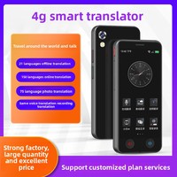 Traducteur d'interprétation simultanée multifonctionnel intelligent 4G Global AI Traducteur intelligent Android pour l'arabe et le russe