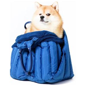 Transportín Plegable 2 en 1 para Mascotas, de Poliéster Suave y Acogedor, con Diseño Sólido, Fácil de Transportar para Perros y Gatos - Product Image 1