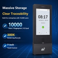 Mesin Absensi Wajah dan Sidik Jari Biometrik WiFi 4G dengan Perangkat Lunak Gaji Cloud