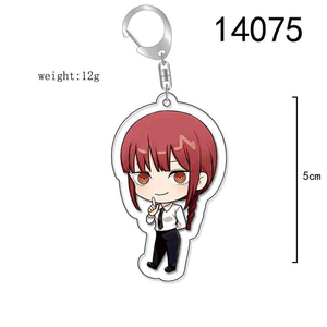 Llavero de acrílico de anime Chainsaw Man, figura de dibujos animados de Denji, Pochita, Makima, <span class=keywords><strong>Hayakawa</strong></span> <span class=keywords><strong>Aki</strong></span>, accesorios para llaveros, regalo para colección de fans - Product Image 3