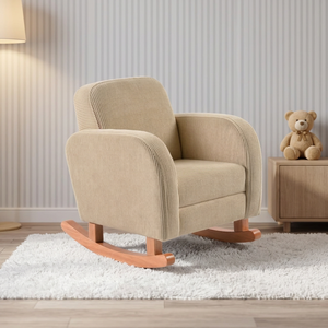 Mecedora de madera ecológica de un solo asiento moderna para sala de estar, guardería y uso en hoteles con diseño de ocio de TEFFUL - Product Image 1