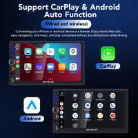 Meilleurs prix, excellente qualité, WINCE 64G 2 Din GPS BT Multimédia 14 lecteurs stéréo, écran tactile 7 pouces, autoradio Carplay