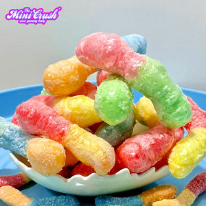 Mini <span class=keywords><strong>Crush</strong></span> 120g bolsa de dulces bajo MOQ Caramelo de gusano agrio a granel - Product Image 4