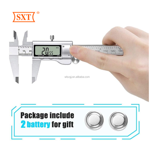 Calibrador Digital, Calibrador <span class=keywords><strong>Vernier</strong></span> de Acero Inoxidable, Micrómetro Digital con Pantalla LCD Grande - Product Image 2