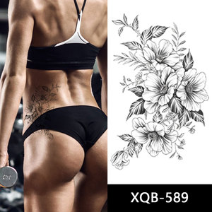 Nouvel arrivage de tatouages temporaires autocollants de tatouage imperméables pour femmes adultes avec motifs d'animaux papillons roses - Product Image 6
