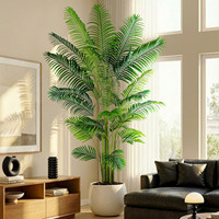 Palmier Areca Artificiel de 7 Pieds, Plante Artificielle en Pot, Grande Plante Artificielle pour l'Intérieur, Salon, Bureau, Décoration de la Maison