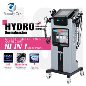 Máquina Profesional de Hidrodermoabrasión 10 en 1 con H2o2 para Limpieza <span class=keywords><strong>Facial</strong></span> de Poros, Rejuvenecimiento de la Piel y Oxígeno para Salón de Belleza - Product Image 1