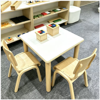 Chaise pour enfants en bois massif Montessori pour la maternelle et la petite enfance, mobilier de classe de la maternelle, provenant du Shandong