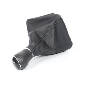 Cache-poussière pour pommeau de levier de vitesse en cuir pour Skoda Octavia A7, boîtier de levier de vitesse 5 ou 6 vitesses - Product Image 1