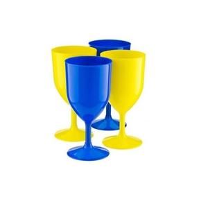 Hot Sell Colors Custom Wine Glasses Plastic Wine Glass at Parties - Product Image 3
