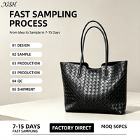 XISHANG Vente en gros Personnalisation Sac tissé de luxe en cuir véritable Sac à bandoulière pour femme Sac assorti Fournisseur d'usine OEM ODM