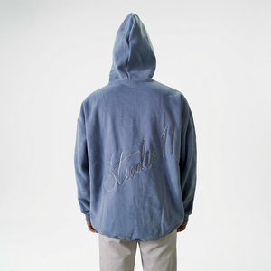 Sweat à capuche d'hiver en polaire brodé numériquement, broderie 3D, broderie personnalisée, surdimensionné, unisexe, de haute qualité, 100% coton - Product Image 1