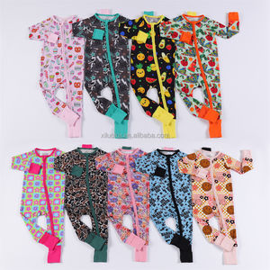 Vários Impressão De Bambu Pijama Do Bebê Marca Famosa Custom <span class=keywords><strong>Baby</strong></span> Bamboo <span class=keywords><strong>Romper</strong></span> Mystery Box Bamboo Sleepers - Product Image 3