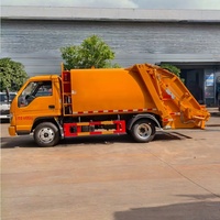 Camion compacteur de déchets Foton Mini 6CBM, personnalisé, boîte de vitesses manuelle, diesel Euro 6, transmission 4x2