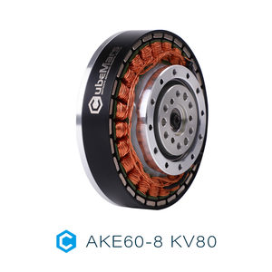 คิวบ์มาร์ส AKE60-8 KV80 มอเตอร์แรงบิดสูงแบบไร้แปรงถ่าน ระบบขับเคลื่อนกึ่งตรง สำหรับหุ่นยนต์อัตโนมัติ - Product Image 2