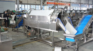 Lavadora de Tambor Grande FENGXIANG 2T/H de Acero Inoxidable, Limpiadora Automática de Vegetales para Plantas de Procesamiento de Cultivos de Raíz - Product Image 6