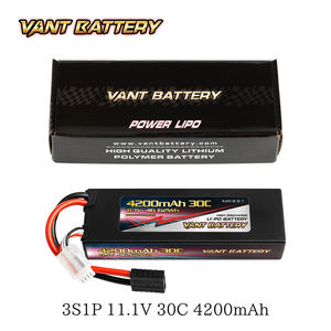 Vant 3S Lipobatterij 4200Mah 30c 11.1V 2S Formaat Harde Hoes Met Deken & Trx Plug Voor Rc Auto - Product Image 6