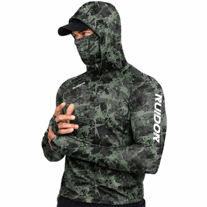 Sudadera de Pesca UPF 50+ con Diseño de Camuflaje Sublimado Personalizado, <span class=keywords><strong>Ropa</strong></span> de Caza Ligera, Protección Solar <span class=keywords><strong>para</strong></span> Actividades al Aire Libre - Product Image 1